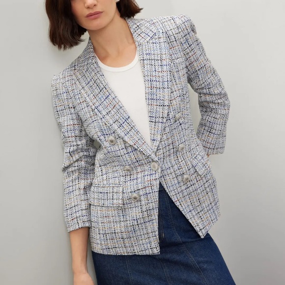 veronica beard Tweed Ryland Dickey Blazer $698 NEW without Tag - Picture 7 of 10